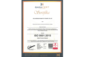 Dile Aksesuar ISO 9001